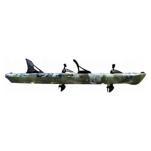 2019 Tendance 14ft Tandem <span class=keywords><strong>Pêche</strong></span> <span class=keywords><strong>Kayak</strong></span> <span class=keywords><strong>De</strong></span> Chine Pédale Entraînement Pêcheur Bateau Canoë pour Adultes - Product Image 2