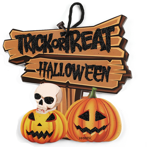 <span class=keywords><strong>Halloween</strong></span> hanging wall decoration tree 'bonbons or sort' lettering party event supplies - Product Image 1
