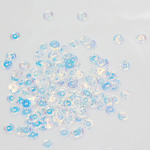 4MM 6MM Các Loại Hoa Paillette/Sequin Hạt Lỏng Hoa Sequin Confettis Kim Loại Hoa Hình Dạng Nhựa Sequins - Product Image 2