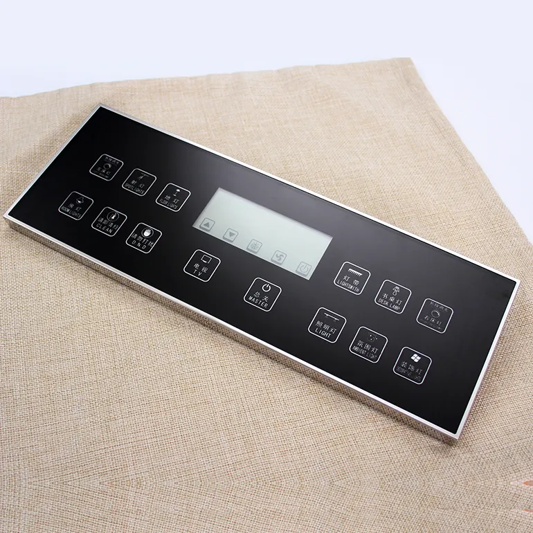 Touch glass thermostat curtain led lighting switch bedside panel of RS485