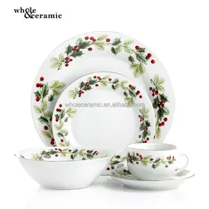 Wholesale Germany Style Fine Porcelaine Bone China Dinnerware Set Brilliant Dinnerware Sets