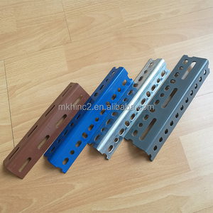 Nhà máy cung cấp giá rẻ lỗ đục lỗ 38*38mm bằng nhau và không đồng đều mạ kẽm rãnh góc thanh thép - Product Image 4