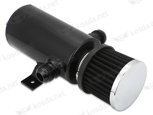 Tangki Bahan Bakar Aluminium Baru 0.75L dengan Filter Ventilasi dan 2 Port Bersekat, Katup Pembuangan 3/8 AN 10 - Product Image 6