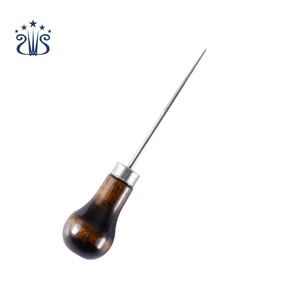 Dụng Cụ Làm Thủ Công Bằng Da Dùi May Hình Bầu Đơn Để Làm Lỗ - Product Image 3