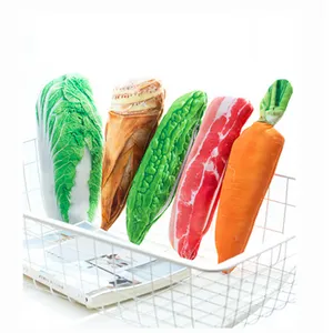 新批发凉爽的蔬菜形状卷心菜/胡萝卜/班布芽/肉惊人的铅笔盒