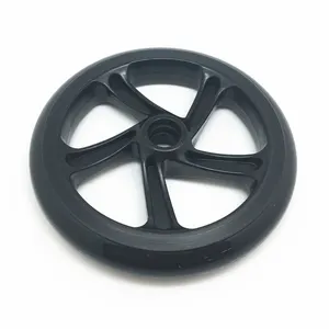 custom color and printing big size 175mm 180mm 200mm 205mm 230mm big PU wheels for 3 wheels adult electric scooter