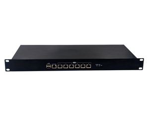 6 Lan Port 1u Rack Mount Máy Chủ J1900 Không Quạt Mini Pc 1u Tường Lửa Máy Chủ Thiết Bị - Product Image 1