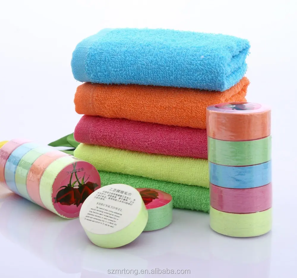 Compressed Mini Magic tissue coin towel High Quality Magic Compressed Towel