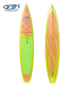 14 'bambu sup placas de EPS corrida touring sup stand up paddle board prancha de surf
