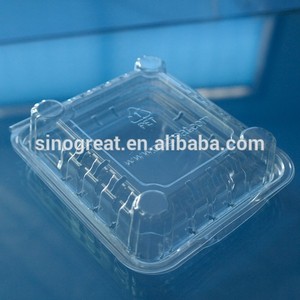 125 g PET estándar de plástico transparente arándano Punnet - Product Image 2