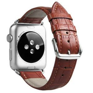 Cinturino orologio in <span class=keywords><strong>pelle</strong></span> di <span class=keywords><strong>coccodrillo</strong></span> di lusso per cinturino Apple Watch Band cinturino fibbia cintura per IWatch - Product Image 5