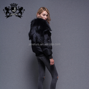 Mode <span class=keywords><strong>Noir</strong></span> Vers Le Bas Plume Manteaux D'hiver Bomber Veste <span class=keywords><strong>Tissu</strong></span> Pour Les Femmes - Product Image 1