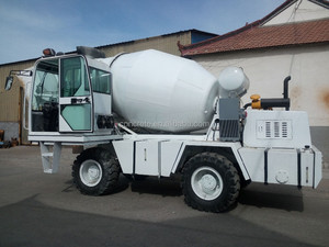1.6 M3ขนาดเล็กดีเซล4*4 Self Propelled Self Loading คอนกรีตผสม/ผสมมือถือรถบรรทุกสำหรับขาย - Product Image 5