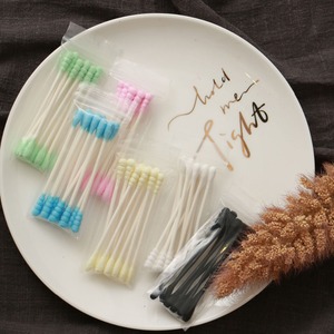 Pratique Voyage Paquet Petit Sac 10 Pcs <span class=keywords><strong>Conseils</strong></span> De Couleur Cosmétiques Coton-Tige - Product Image 4