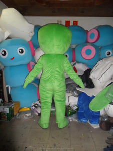 Belle vert alien costume de mascotte pour adultes/alien costume adulte - Product Image 4