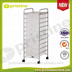 MIT Taiwan Modern Metal <b>Storage</b> <b>Trolley</b> Drawer Cabinet Household Furniture for Bedroom <b>Kitchen</b> Home Office & Hotel Use - Product Image 6