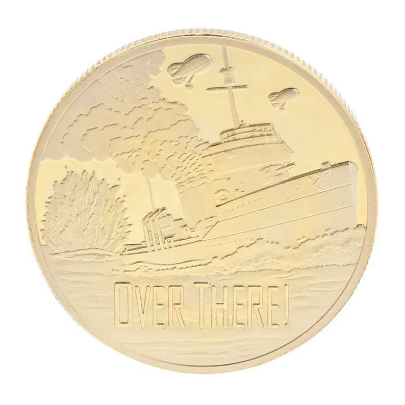 Wereld Oorlog Herdenkingsmunt Honderdjarig Jubileum Collectie Souvenir Ambachtelijke Medaille Munt