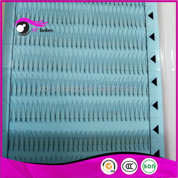 En gros Propre Marque Premade Fans Extensions de Cils 0.07 Cils Volume Faux Cils