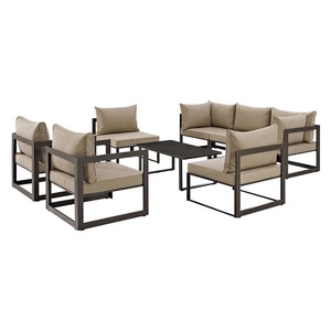 <span class=keywords><strong>Muebles</strong></span> de jardín al aire libre diseño barato de sofá de Metal conjunto - Product Image 1