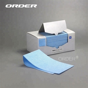 Japón <span class=keywords><strong>daiso</strong></span> de suministro de fábrica mejor absorbente tela no tejida viscosa de servicio de alimentos toallitas de limpieza - Product Image 6