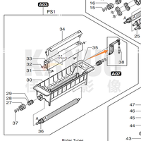 Boîtier de rack de croisement de sortie de buse PS1 371C1024699A/371C1024699 pour Fuji Frontier 330/340