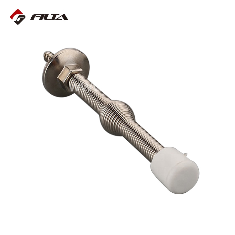 Дешевая скидка, стальная дверь BSN slam stop, матовый никель, сверхпрочный твердый жесткий дверной упор 9007