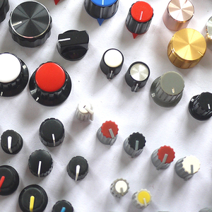 Good Quality colorful <strong>copper</strong> Inner Core Custom Audio Plastic <strong>Knobs</strong> - Product Image 1