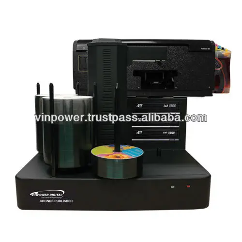 Kronus BD/DVD/CD Penerbit dengan CISS Solvent Ink Printer - 3 Drive