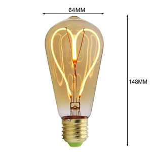ST64 edison lampadina Gabbia di Scoiattolo <span class=keywords><strong>Vintage</strong></span> Antico <span class=keywords><strong>E27</strong></span> 40W 60W 240V - Product Image 3