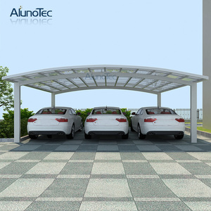 Abri de voiture en aluminium et polycarbonate de haute qualité en forme de M pour maison et <span class=keywords><strong>garage</strong></span> - Product Image 3