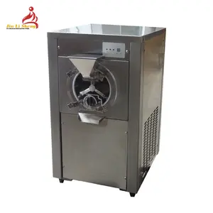 YB-15 Embraco Aspera Kompresor R404A Meja Counter Top Bahasa Italia Es Krim Gelato Membuat Batch Freezer Mesin Hard Ice Cream