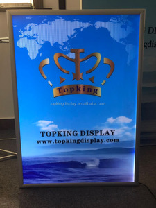 Chất lượng cao slim nhôm bạc đèn led snap khung - Product Image 6