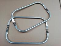 Aksesoris Gagang Tas Bingkai Tabung Aluminium, Bagian Tas Clutch, Bingkai Tas untuk Dompet, Bingkai Tas Dokter, Penjepit Pipa Aluminium