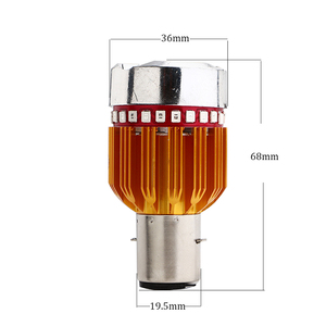 Feux de brouillard supérieurs pour voitures électriques 9W H6 blanc avec lumière stroboscopique LED Angel Eye <span class=keywords><strong>RGB</strong></span> DC <span class=keywords><strong>12V</strong></span>-80V BA20D Phare de moto - Product Image 2