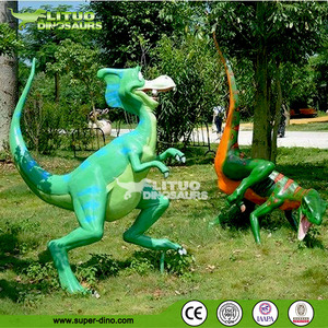 Statue de <span class=keywords><strong>dessin</strong></span> <span class=keywords><strong>animé</strong></span> en fibre de verre, roi <span class=keywords><strong>dinosaure</strong></span>, pour parc d'attractions - Product Image 6