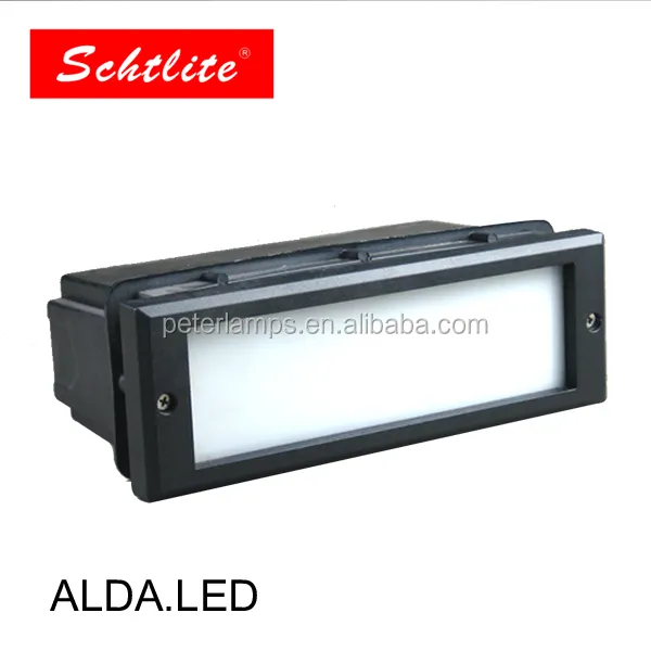 ALDA IP65 एल्यूमीनियम 10W एलईडी गार्डन recessed सीढ़ी दीवार प्रकाश आपूर्तिकर्ता