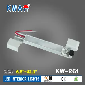 Di fabbrica di Alta lumen di Alta Qualità Più Nuovo 12V 24V 9 LED Del Veicolo Auto Interni lineat Luce bar per Caravan, cabina, RV Con CE RoHS