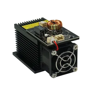 Modul Laser Diode Desktop 7000Mw 10000MW 15000MW 450NM Fokus Kepala Laser Biru Alat Mesin Ukir Tabung Laser