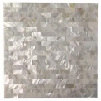 Decorstone24 Beyaz Kabuk Mozaik Kabuğu Ve Sopa Backsplash Duvar Karosu Metro 12 "x 12"