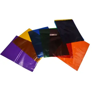 colorful cellophane paper sheets are suitable for decorations