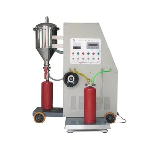 Otomatik yangın söndürücü kuru kimyasal toz dolum makinesi için satış