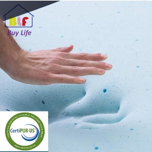 Material de espuma de memoria fresca de 3 pulgadas Colchón de espuma fresca Topper - Product Image 2