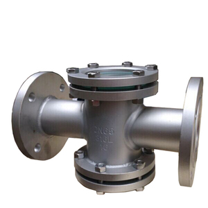 Custom Flanged Stainless <strong>Steel</strong> Straight Weld Through Sight Glass with Dip Tube
