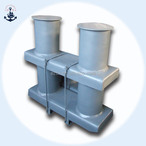 Laut Kapal Boat Tambat Bollard Baja Cor Las Bitts Cenderung Ganda
