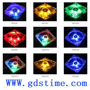 Gsplime מחשב rgb מעריצי 120x120 x25mm 120 מ "מ 12 ס" מ 5 אינץ 'הוביל מחשב אור מחשב מאוורר במקרה מאוורר - Product Image 4