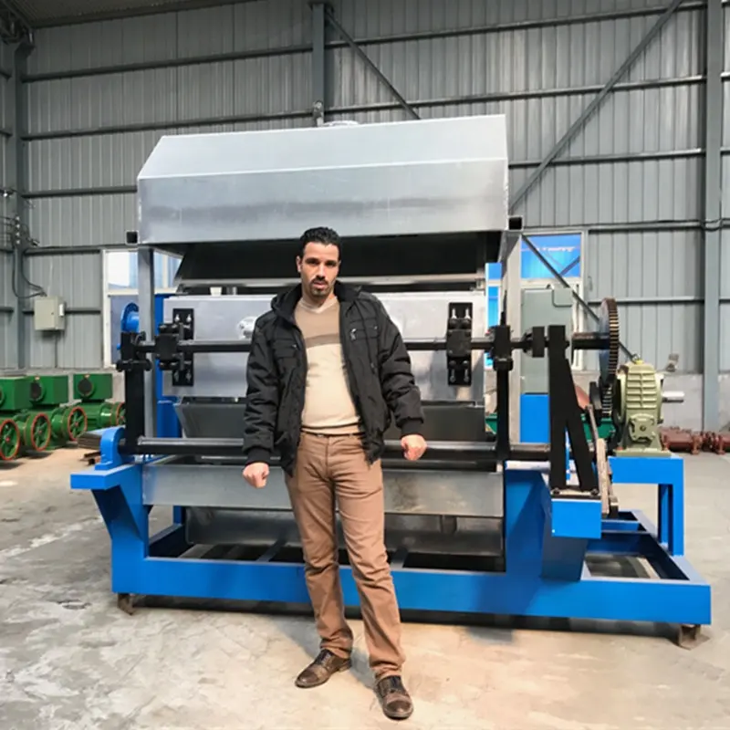 Used paper recycling high quality egg tray pulp machine
