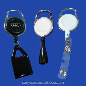 PVC Soft Holder With Metal Id Badge Clip To Attach On