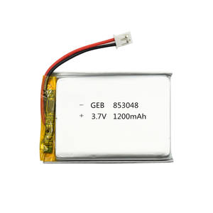 リチウムポリマー高品質充電式853048 3.7v 1200mahリポバッテリー - Product Image 1