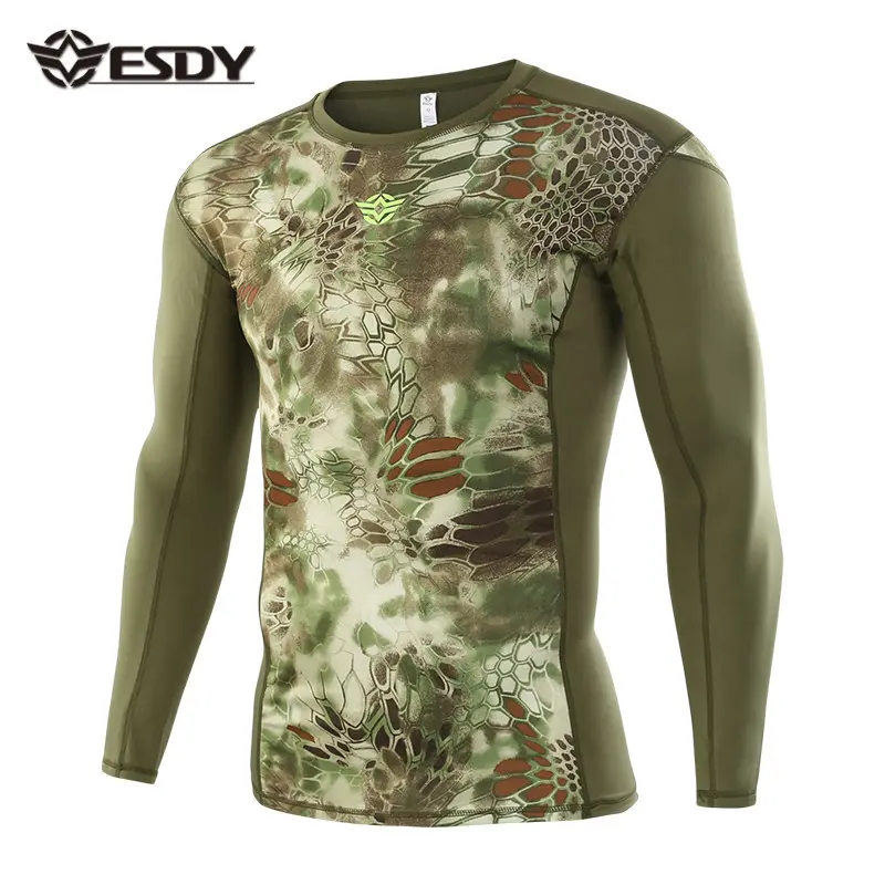 ESDY Mens Outdoor 2 Colors Military Hiking Camping Tactical T-shirt