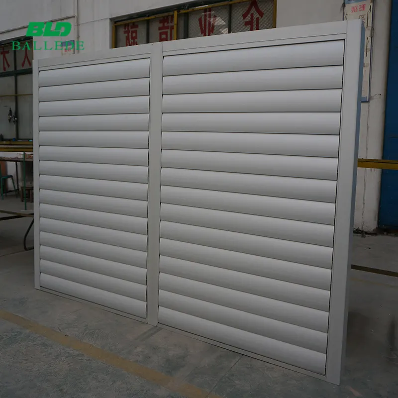 new design electric ellipse blade window frame louver from China